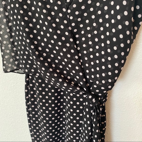 Michael Kors Simple Polka Dot Tiewrap Jumpsuit - Picture 5 of 5
